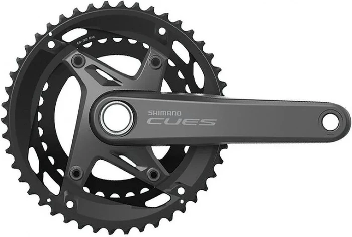 Shimano CUES FC-U6010-2 mit Kettenschutz 46/32 Zähne Kurbelgarnitur 170mm
