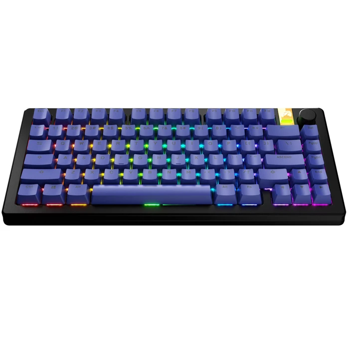 Glorious GPBT Basics Keycaps, Kunststoff (PBT), Mana Blue, blau, 130 Tasten, ANSI-US