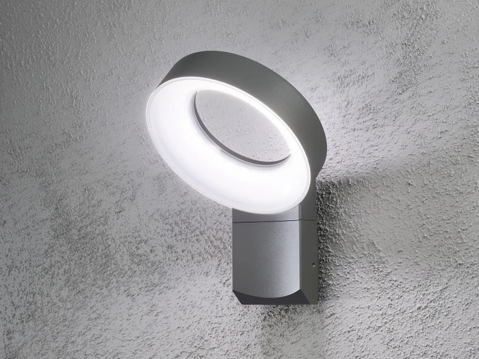 Konstsmide Asti LED Wandleuchte grau