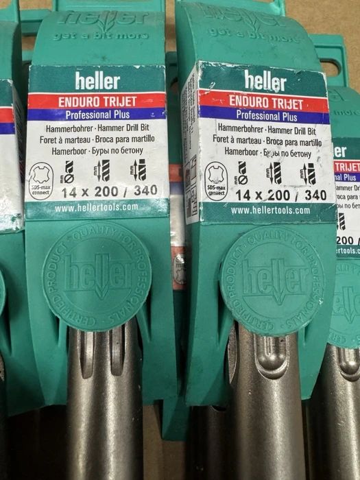 Heller Enduro Trijet SDS-max Betonbohrer, 14x200x340mm, 1 Stück