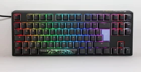 Ducky One 3 TKL PBT, LEDs RGB, Classic Black, MX SILENT RGB RED, USB, UK