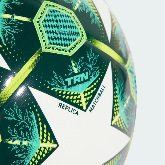 adidas UCL 2024/2025 Knockout Phase Trainings Fußball white/shadow green/hi-res green/solar slime
