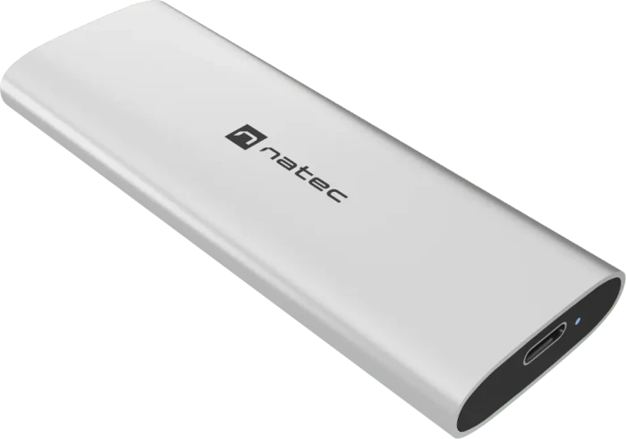 Natec Rhino M.2 NVMe Lite, silber, USB-C 3.1