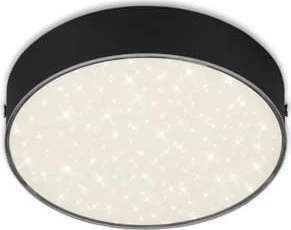 Briloner Flame Star Sternenhimmel LED Deckenleuchte 11W 15.7cm schwarz
