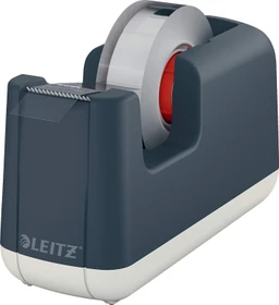 Leitz Cosy grau/weiß, Klebeband-Abroller, 19mm/33m, 1 Stück