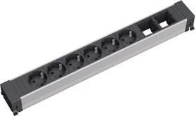 Bachmann Conference/Top Frame, 6-fach, Steckdoseneinheit, 2x Custom, 6x Schuko