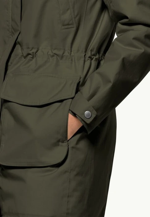 Jack Wolfskin Winterfrost Ins Funktionsmantel island moss (Damen)
