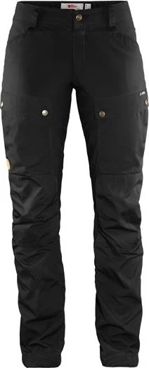 Fjällräven Keb Trousers Curved Regular Hose lang schwarz (Damen)