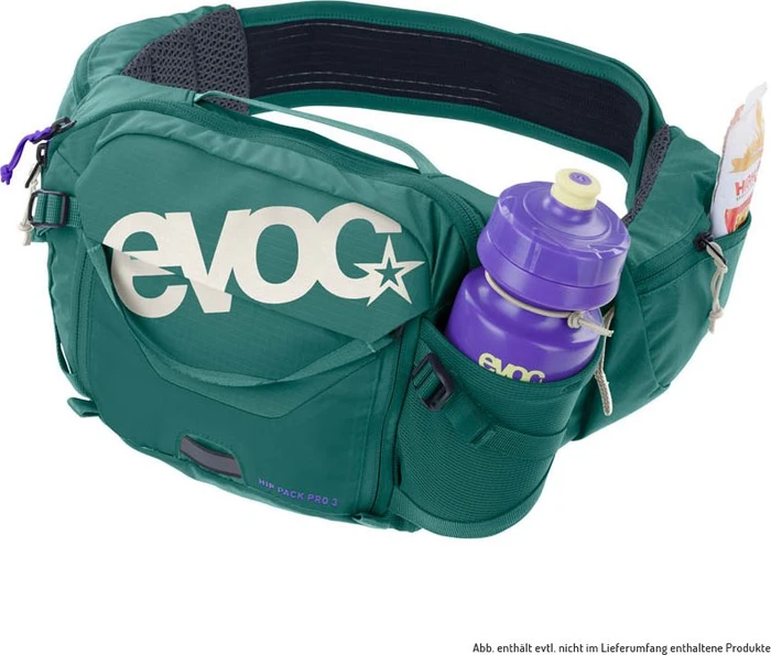 Evoc Hip Pack Pro 3 mit Trinksystem bottle green