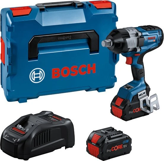 Bosch Professional GDS 18V-1600 HC BITURBO Akku-Schlagschrauber inkl. L-Boxx + 2 Akkus 8.0Ah
