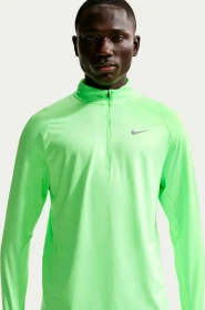 Nike Stride Dri-FIT Laufshirt langarm lime blast (Herren)