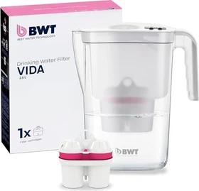 BWT Vida 2.6l Tischwasserfilter inkl. Kartusche weiß