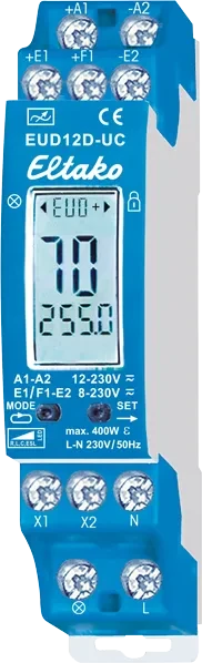 Eltako EUD12D-UC Universal-Dimmschalter, 1TE REG, Dimmaktor