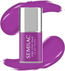 Semilac One Step 3in1 UV Nagellack S760 hyacinth violet, 7ml