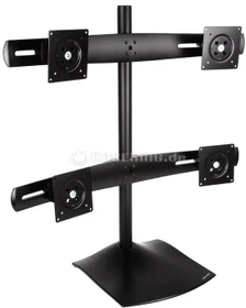 Ergotron DS100 Standfuß für 4 Monitore horizontal/vertikal