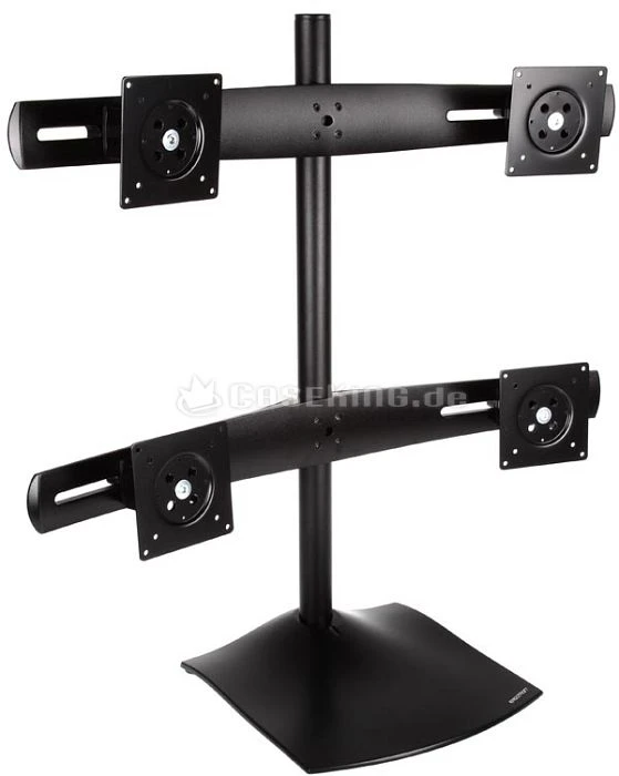 Ergotron DS100 Standfuß für 4 Monitore horizontal/vertikal
