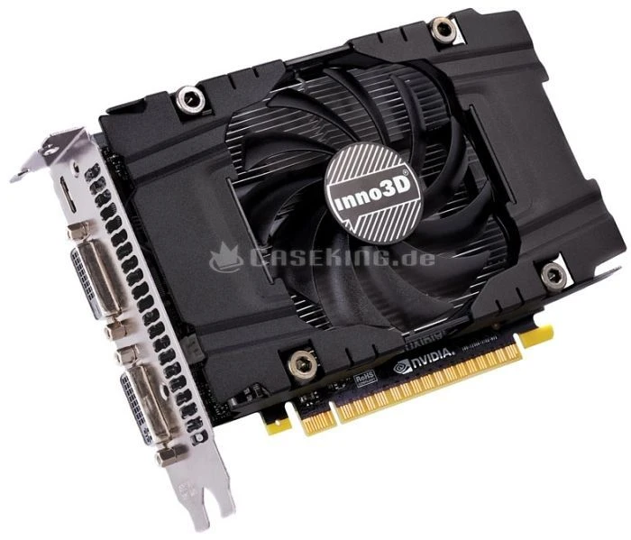 INNO3D GeForce GTX 750 Ti OC, 1GB GDDR5, 2x DVI, Mini HDMI