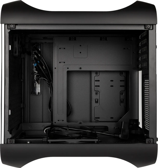BitFenix Prodigy M 2022, schwarz, Glasfenster