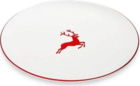 Gmundner Keramik Rubinroter Hirsch Platzteller Cup 32cm