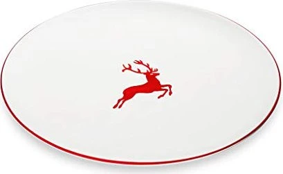 Gmundner Keramik Rubinroter Hirsch Platzteller Cup 32cm