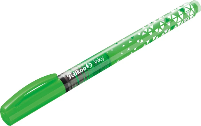 Pelikan inky Neon Tintenroller (Mine) grün, Rechtshänder, Faltschachtel