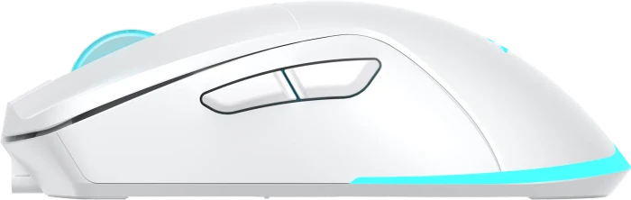 Baracuda Turtle White Wireless Gaming Mouse, weiß, USB
