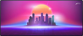 Cherry Xtrfy GP5 Retrowave XL Gaming Mauspad, 920x400mm, City-Motiv