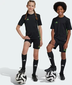 adidas Tiro 24 Shorts black/semi lucid lime (Junior)