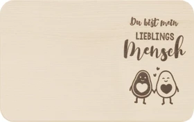 Sheepworld Schneidbrett aus Holz Du bist mein Lieblingsmensch