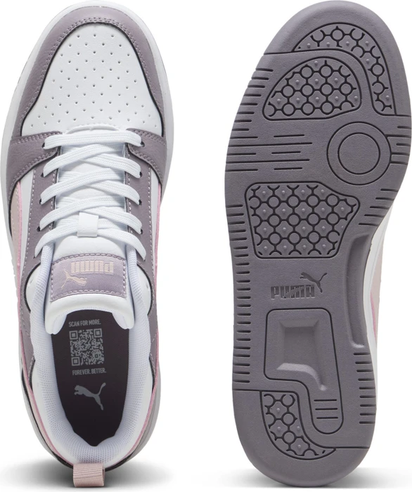 Puma Rebound V6 Low puma white/mauve mist/plum jam