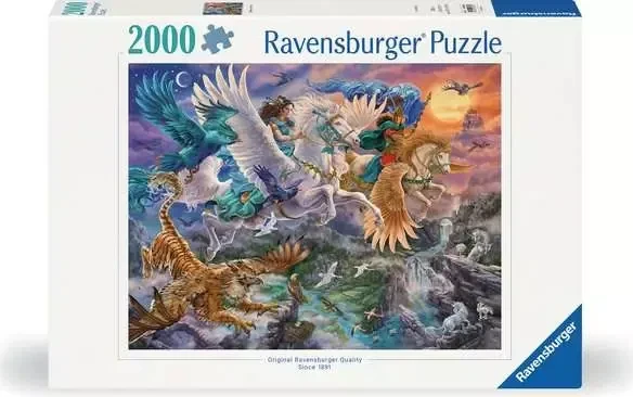 Ravensburger Puzzle Auf dem Pegasus durch die Lüfte