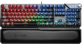 MSI Vigor GK71 Sonic, LEDs RGB, Gunmetal, MSI Sonic RED, USB, US