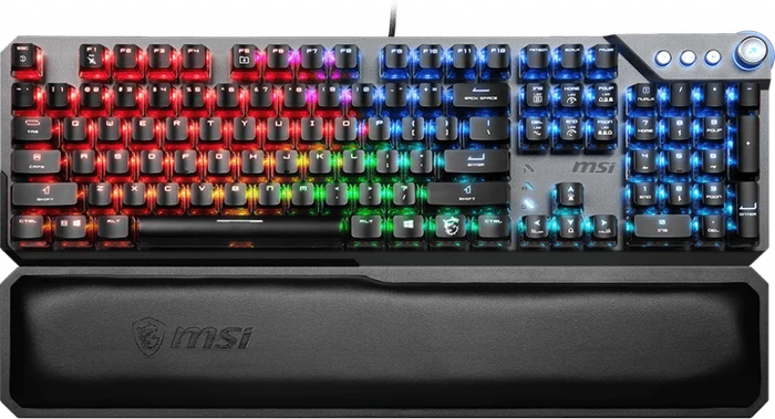 MSI Vigor GK71 Sonic, LEDs RGB, Gunmetal, MSI Sonic RED, USB, US