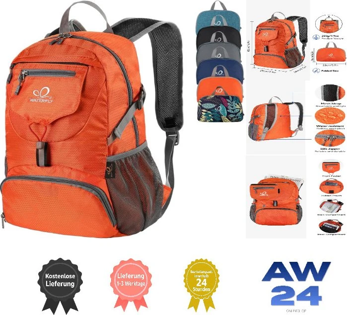 Waterfly TransformerX Ultralight Packable orange