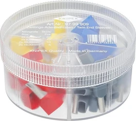 Knipex Sortimentsboxen Mit 45 Twin-Aderendhülsen 4-teilig