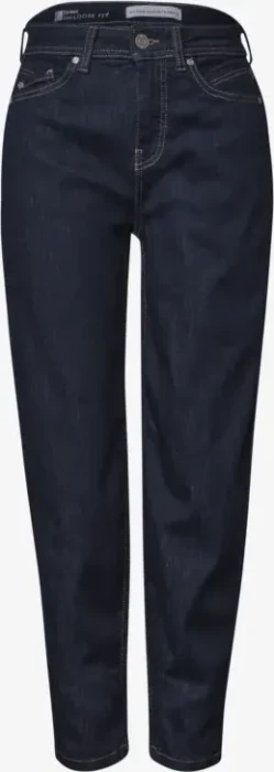Street One High Waist Barrel Leg Jeans rinse blue washed (Damen)