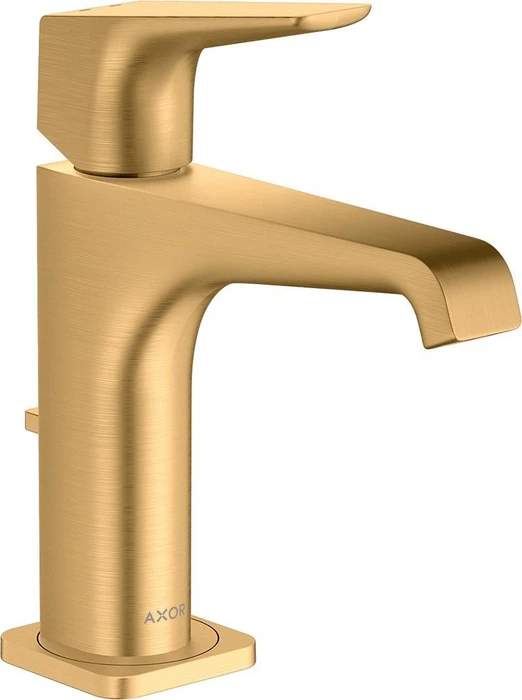 Hansgrohe Axor Citterio E 130 Waschbeckenarmatur mit Ablauffernbedienung brushed brass