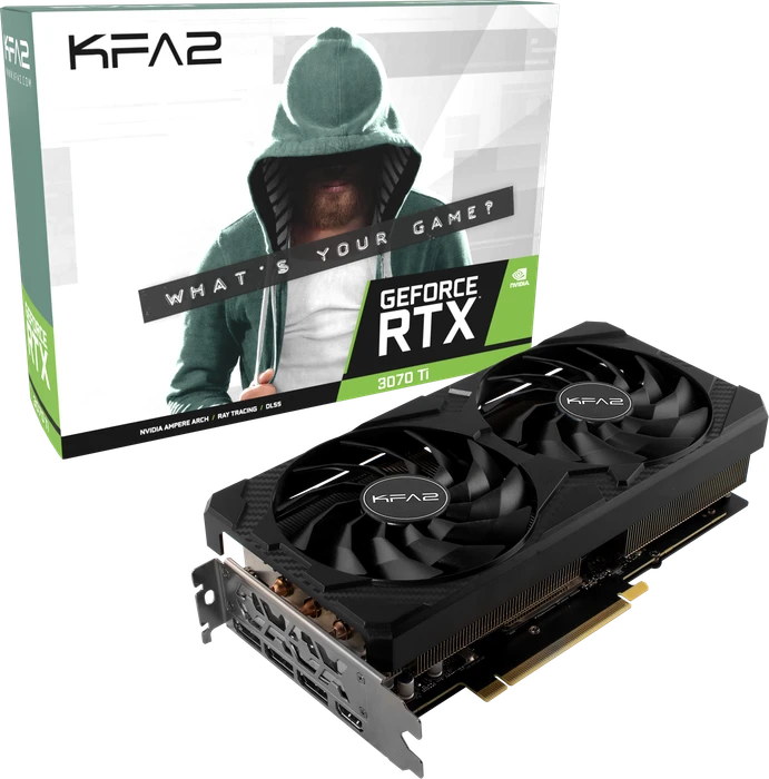 KFA2 GeForce RTX 3070 Ti (1-Click OC), 8GB GDDR6X, HDMI, 3x DP