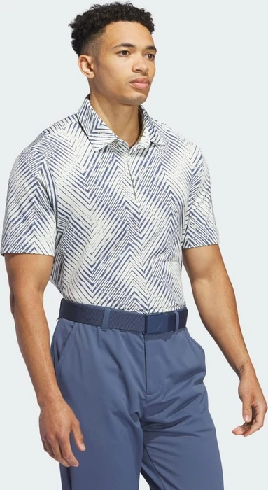 adidas Ultimate365 Allover Print Poloshirt kurzarm crystal jade/preloved ink (Herren)