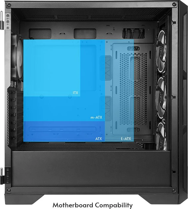 Chieftec GA-01B-L Apex Lumo, Glasfenster