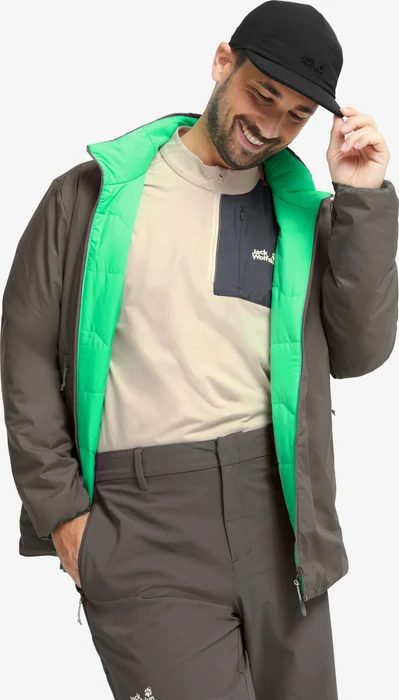 Jack Wolfskin Trail Light Ins 2in1 Funktionsjacke flint (Herren)