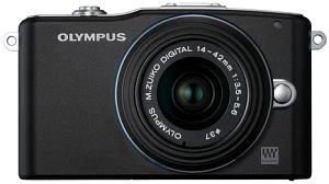 Olympus PEN E-PM1 schwarz mit Objektiv M.Zuiko digital 14-42mm 3.5-5.6 II