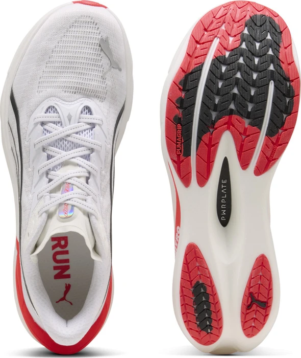 Puma Deviate Nitro 4 puma white/ultra red (Herren)