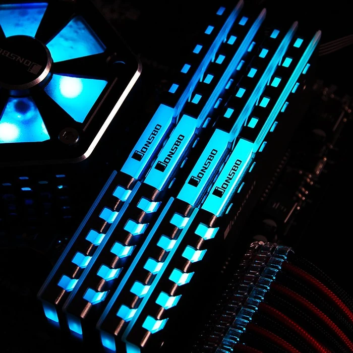 Jonsbo NC-2 RGB silber, RAM-Kühler, 2er-Pack