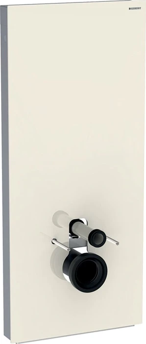 Geberit Monolith Sanitärmodul für Wand-WC, 114cm, Glas sand-grau/Aluminium
