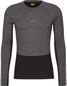 Icebreaker 200 ZoneKnit Merino Funktionsshirt langarm jet heather/black (Herren)