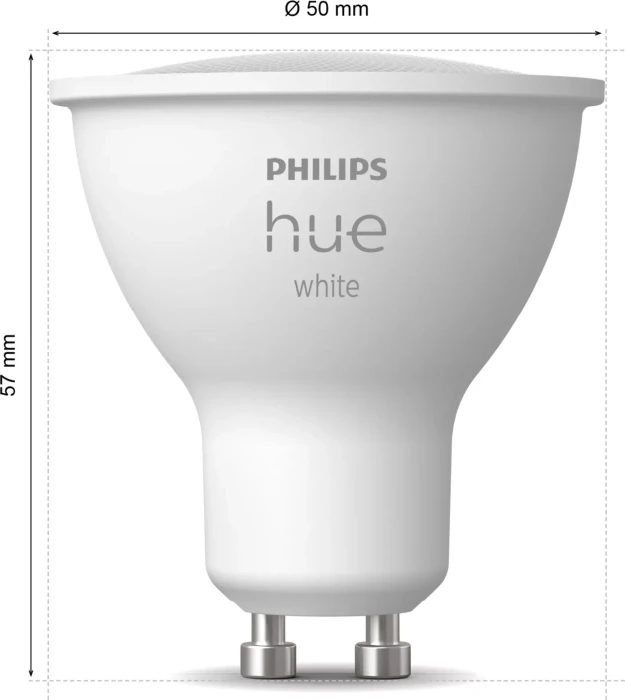 Philips Hue White 400 GU10 4.2W, 2 Stück