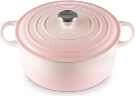 Le Creuset Signature Gusseisen Bräter rund 28cm 6.7l shell pink