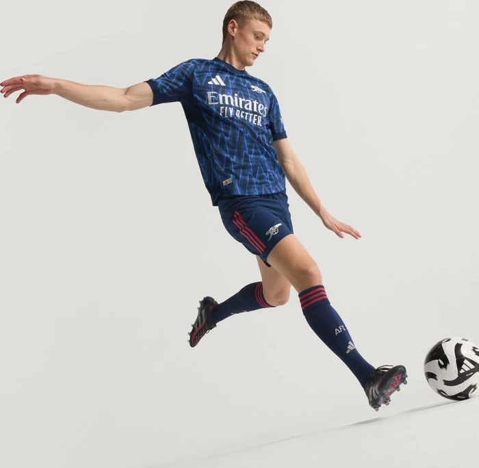 adidas FC Arsenal Authentic 2025/2026 Auswärtstrikot kurzarm night indigo/grey two (Herren)