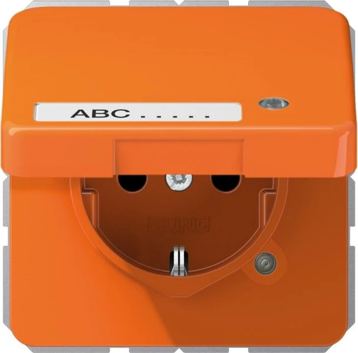 Jung Serie CD SCHUKO Steckdose 16A 250V, orange